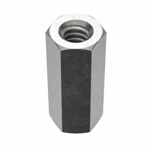 FABORY U51106.019.0075 Coupling Nut, 3/4 Inch Length, #10-24 Thread Size, 18-8 Grade | CG8TCC 41JZ48