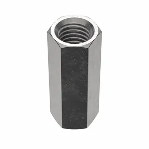 FABORY U51106.062.0212 Coupling Nut, 2-1/8 Inch Length, 5/8-11 Thread Size, 18-8 Grade | CG8TCH 41JZ54