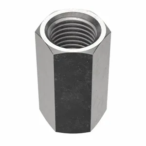 FABORY U51106.125.0300 Coupling Nut, 3 Inch Length, 1-1/4 Inch X 7 Thread Size, 18-8 Grade | CG8TCM 41JZ58