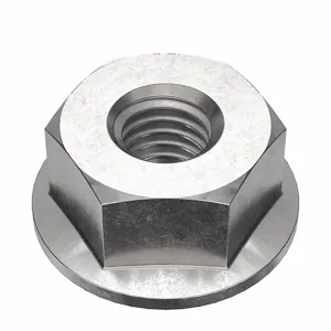 FABORY U51109.019.0001 Lock Nut, 0.5 Inch Flange Dia., #10-32 Thread Size, 18-8 Grade, 25PK | CG8TCW 41MG64