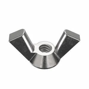 FABORY U51810.013.0001 Wing Nut, #6-32 Thread Size, 18-8 Grade, 25PK | CG8ULY 41VA52