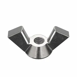 FABORY U51810.016.0001 Wing Nut, #8-32 Thread Size, 18-8 Grade, 25PK | CG8ULZ 41VA53