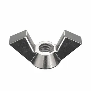 FABORY U51810.025.0001 Wing Nut, 1/4-20 Thread Size, 18-8 Grade, 10PK | CG8UMB 41VA55