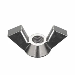 FABORY U51811.019.0001 Wing Nut, #10-32 Thread Size, 18-8 Grade, 10PK | CG8UMH 41VA62