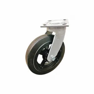 FAIRBANKS N22-8-RT Casters, Rubber/Mold-On, Swivel 8 Inch Size | CP4WKR 51UP29