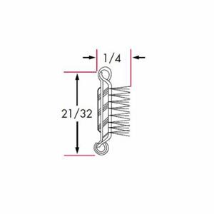 FAIRCHILD 1281-4X2 Edge Grip Seal, Beltline Weatherstrip, 1/4 Inch Overall Width, 8 Ft Lg | CP4WLN 61UK65