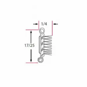 FAIRCHILD 1351-4X2 Edge Grip Seal, Beltline Weatherstrip, Rubber, 8 Ft Lg, Automotive/Weatherproofing, Black | CP4WLR 61UK67