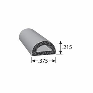 FAIRCHILD RS1029-50 Schaumgummidichtung mit selbstklebender Rückseite, 3/8 Zoll Gesamtbreite, 1/4 Zoll Gesamthöhe, EPDM | CP4WPP 61UJ80