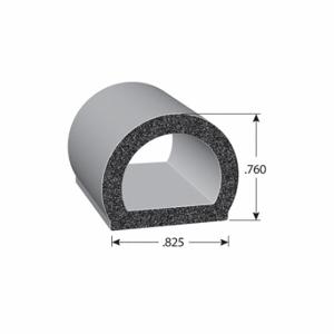 FAIRCHILD RS1023-50 Foam Rubber Seal With Adhesive Back, 7/8 Inch Overall Width, 3/4 Inch Overall Height, EPDM | CP4WPU 61UJ74