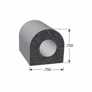 FAIRCHILD RS1024-50 Foam Rubber Seal With Adhesive Back, 3/4 Inch Overall Width, 3/4 Inch Overall Height, EPDM | CP4WPL 61UJ75