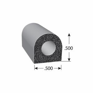 FAIRCHILD RS1031-50 Foam Rubber Seal With Adhesive Back, 1/2 Inch Overall Width, 1/2 Inch Overall Height, EPDM | CP4WPV 61UJ82