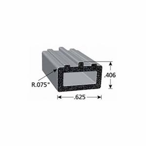 FAIRCHILD RS1034-50 Foam Rubber Seal With Adhesive Back, 5/8 Inch Overall Width, 3/8 Inch Overall Height, EPDM | CP4WPR 61UJ85