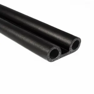 FAIRCHILD RS1036-50 Foam Rubber Seal With Adhesive Back, 1 1/2 Inch Overall Width, 1/2 Inch Overall Height | CP4WPD 61UJ87