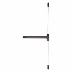 FALCON LOCK 25-V-EO 3 313AN Surface Vertical Rod, For 1 3/4 Inch Door Thick, 28 Inch to 36 Inch | CP4WYB 5YFA6