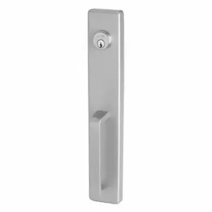 FALCON LOCK 512NL SP28 Escutcheon Pull W/Lock, Pull, 1, Anodized Aluminum, 48 Inch | CP4WVX 5YFC1