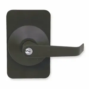 FALCON LOCK 914KIL-KD SP313 Lever Escutcheon w/Lock, Lever, 1, Powder Coated Dark Bronze, 19 | CP4WVZ 2RJ72