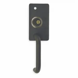 FALCON LOCK 930NL SP313 3216 Escutcheon Pull W/Lock, Pull, 1, Powder Coated Dark Bronze | CP4WVY 2RJ73