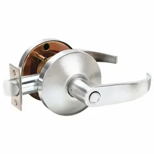 FALCON LOCK B301S Q 626 Door Lever Lockset, Grade 2, Quantum, Satin Chrome, Lever | CP4WRV 45EH44