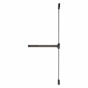 FALCON LOCK F19-V-EO SP313 3FT RHR Surface Vertical Rod, For 1 3/4 Inch Door Thick, 36 Inch, Fits 1 3/4 Inch Stile Width, 19 | CP4WYE 46TL51