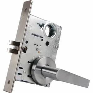 FALCON LOCK MA101 DG 626 Lock Mortise Lockset, Grade 1, Ma Dane Gala, Satin Chrome, Not Keyed | CP4WUM 46TM09