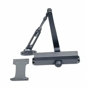 FALCON LOCK SC61A HWPA AL Security Door Closer, Hold Open, Non-Handed, 9 1/16 Inch Housing Length | CP4WRG 22RC40