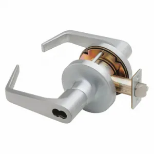 FALCON LOCK T381BD D 626 Lock Lever, Grade 1, T Dane, Satin Chrome, Not Keyed | CP4WVC 46TM21