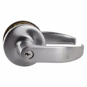 FALCON LOCK T381CP6D Q 626 KD Lock Lever, Grade 1, T Quantum, Satin Chrome | CP4WTB 46TM23