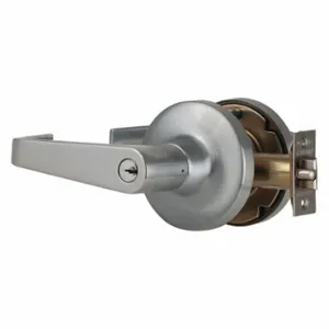 FALCON LOCK T561PD D 626 Door Lever Lockset, Grade 2, Dane, Satin Chrome, Lever | CP4WRK 45EH55