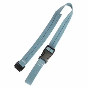 FALLTECH 5330A5 Hard Hat Lanyard, Black/Blue, Carabiner, Nylon, Hard Hats | CP4XEK 60XG85