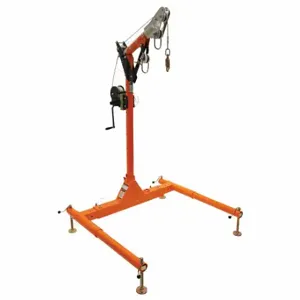 FALLTECH 6050228W Davit System Kit, Floor/Manhole/Tank Mnt, 3 1/8 Ft Min Base Width, 5 3/8 Ft | CP4XBV 60XH41