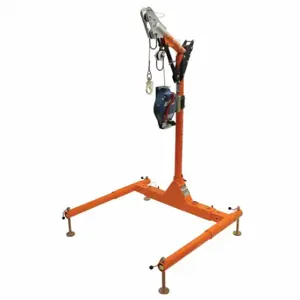 FALLTECH 6050328R Davit System Kit, Floor/Manhole/Tank Mnt, 3 1/8 Ft Min Base Width, 5 3/8 Ft | CP4XBW 60XH40