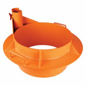 FALLTECH 650124MH Manhole Sleeve, 22 1/2 Inch, Manhole Mnt, Lower Mast Extension, Orange, Freestanding | CP4XJQ 60XH60