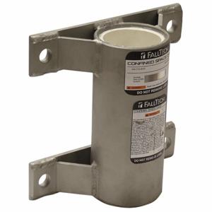 FALLTECH 65070WMS Permanent Sleeve, 3 1/2 Inch x 9 Inch, Wall Mnt, Davit Arm/Support Post, 9 Inch Length | CP4XJZ 60XH52