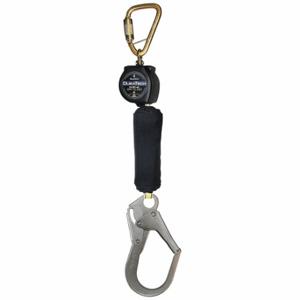 FALLTECH 72906SC3 Self-Retracting Lifeline, 2 1/2 Inch Steel Rebar Hook Anchor, Harness Steel Carabiner | CP4XHG 794D29