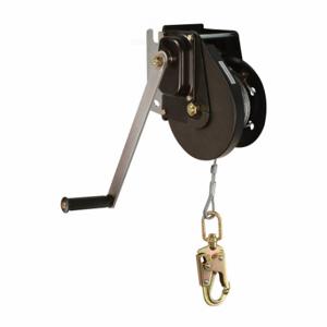 FALLTECH 7295M Materials W Inch, 620 lb W Inch Wt Cap, 120 ft Cable Length, Steel, Swivel Snap Hook | CP4XKE 60XH30
