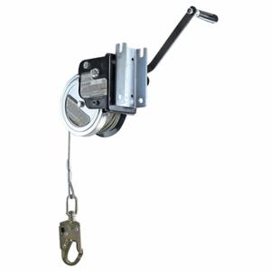 FALLTECH 7297S Personnel W Inch, 310 lb W Inch Wt Cap, 60 ft Cable Length, Swivel Snap Hook | CP4XKG 60XH28