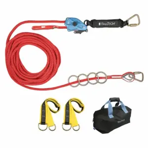 FALLTECH 772060 Temporary Horizontal Lifeline, 60 ft Lengthifeline Length, Reusable, Anchor Lifeline | CP4XKY 60XG89