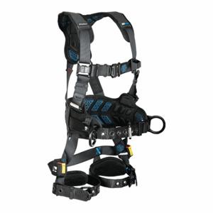 FALLTECH 8127BL Fall Protection Harness, Quick-Connect/Tongue, Cam | CP4XFE 786EG3