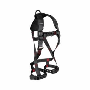 FALLTECH 8143BSM Fall Protection Vest Harness, Quick-Connect/Tongue, Cam, Size S/M, Padded | CP4XFU 794A38