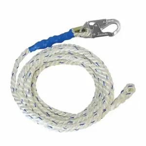 FALLTECH 820020 Vertical Lifeline, 200 ft Lengthifeline Length, 310 lb Capacity, Steel | CP4XLT 60XH17