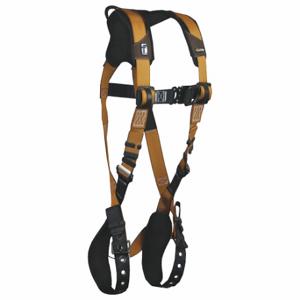 FALLTECH G7080BFDL Full Body Harness, Climbing, Vest Harness, Quick-Connect/Tongue, Mating, L, Leg/Shoulder | CP4XBZ 49CD57