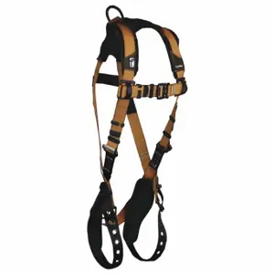 FALLTECH G7080BM Full Body Harness, Gen Use, Vest Harness, Quick-Connect/Tongue, Cam, M, Padded, Aluminum | CP4XEA 49CD48