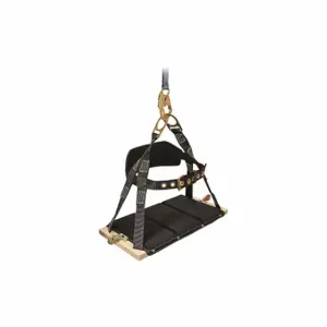 FALLTECH G8039L Bosun Chair, Seat Padding, 425 Lb Wt Capacity, With Belt, L Body Belt Size, Steel, Plywood | CR3AMB 55ML25