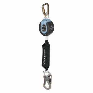 FALLTECH G82709SB1 Self-Retracting Lifeline, Steel Snap Hook Anchor, Harness Steel Carabiner, 9 ft Line | CP4XHY 49CD41