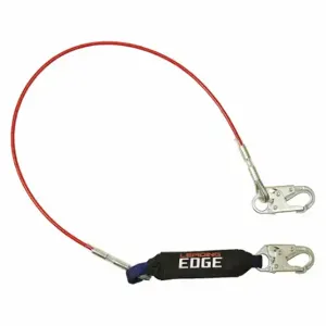 FALLTECH G8354LE Shock-Absorbing Lanyard, Shock Pack, Stainless Steel Snap Hook, Steel Snap Hook, 1 Legs | CV2RHE 283KP0