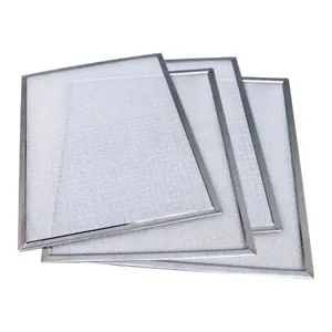 FANTECH 40328 Filter Kit, MERV3, Washable Aluminum Mesh, 11.5 x 11.5 Inch Size, Pack Of 4 | CL3ZBV