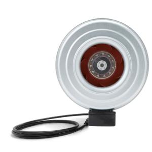 FANTECH 40379 Centrifugal Inline Fan, 8 Inch Corded Duct With Metal Housing, 450 cfm | CL3ZAM