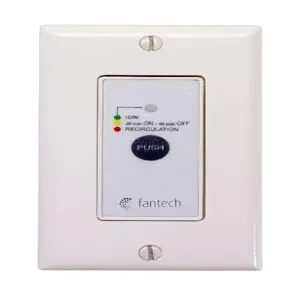 FANTECH 40393 Electronic Control Timer, Low, Intermittent/Recirculation, 2 Wire | CL3YYZ