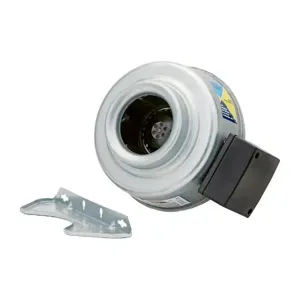 FANTECH 40405 Centrifugal Inline Fan, 5 Inch Duct With Metal Housing, 0.68A | CL3ZAJ