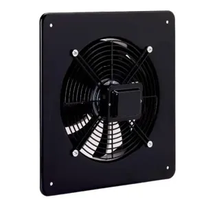 FANTECH 411351 Axial Fan, 12 Inch Impeller, 4 Pole, 1202 cfm, 120V, 1 Phase, Black | CL3YZG